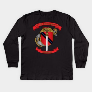 2nd LE Bn New crest - Guardians Kids Long Sleeve T-Shirt